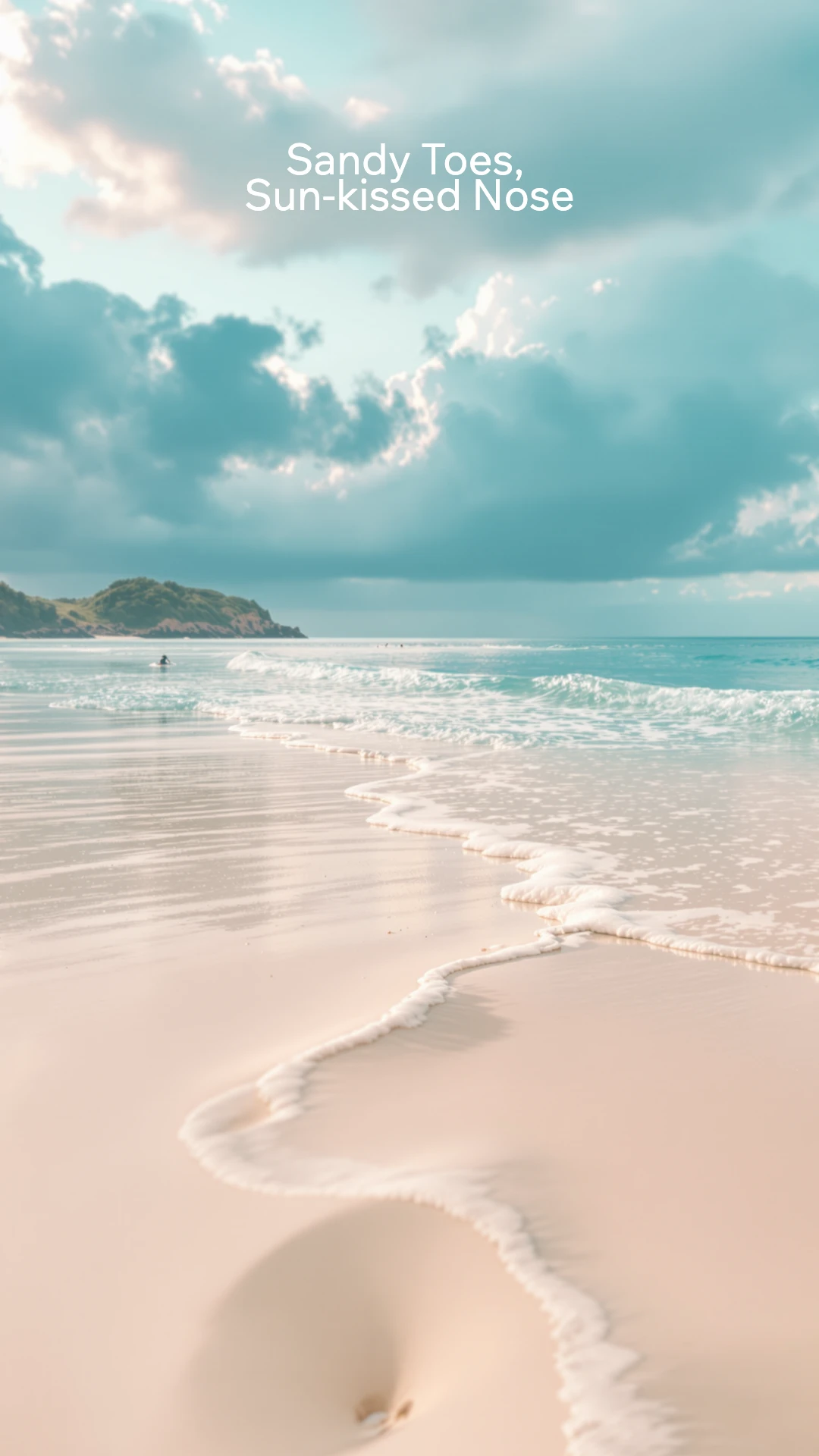 Minimalist Sleek Beach Mobile Wallpaper