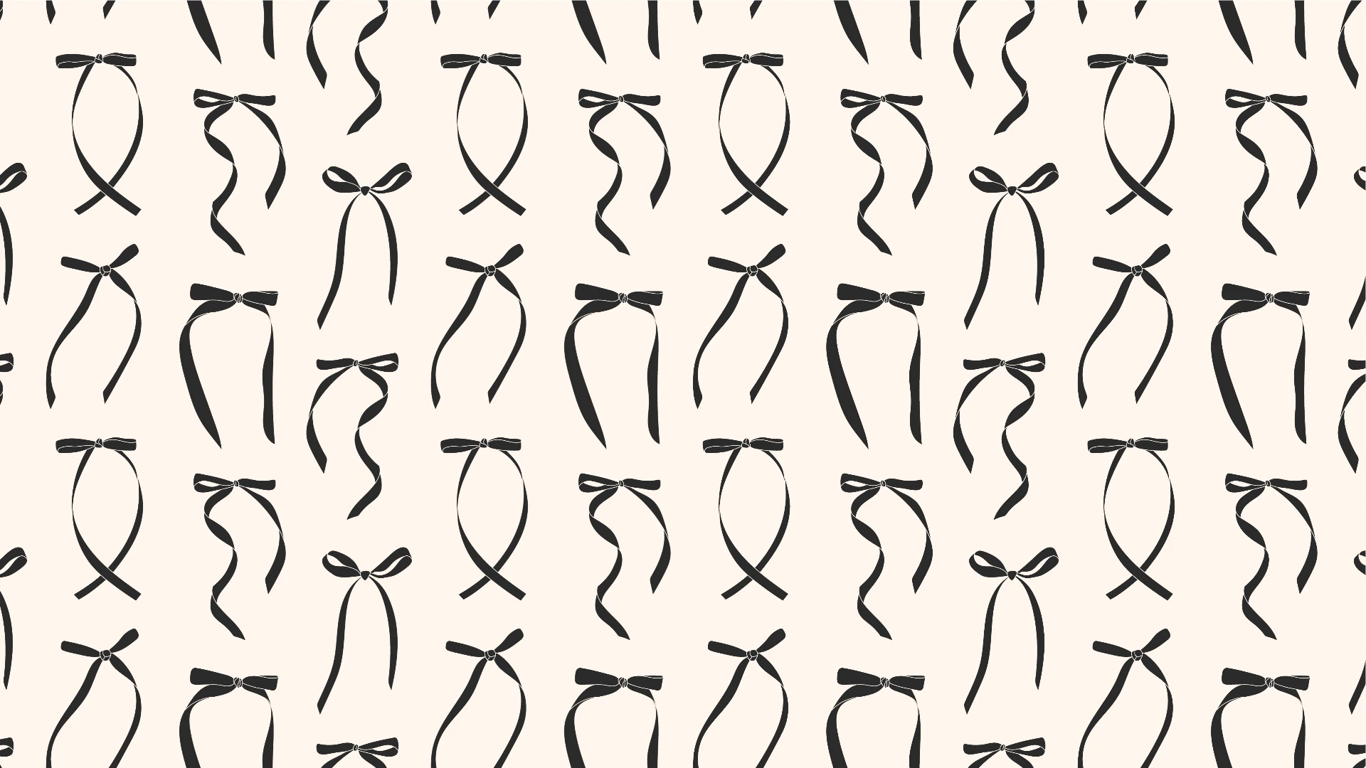 Classic Clean Bows Desktop Wallpaper