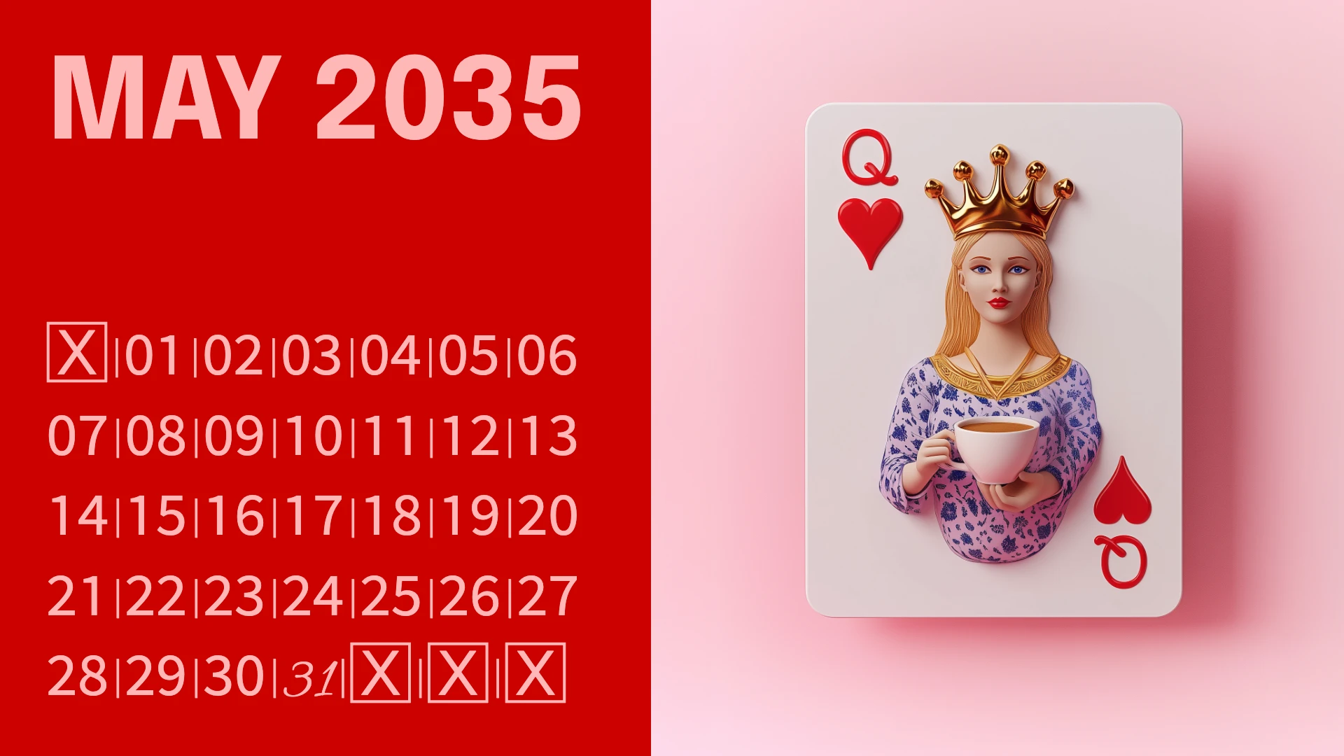 Pop Playful Hearts Mobile Wallpaper