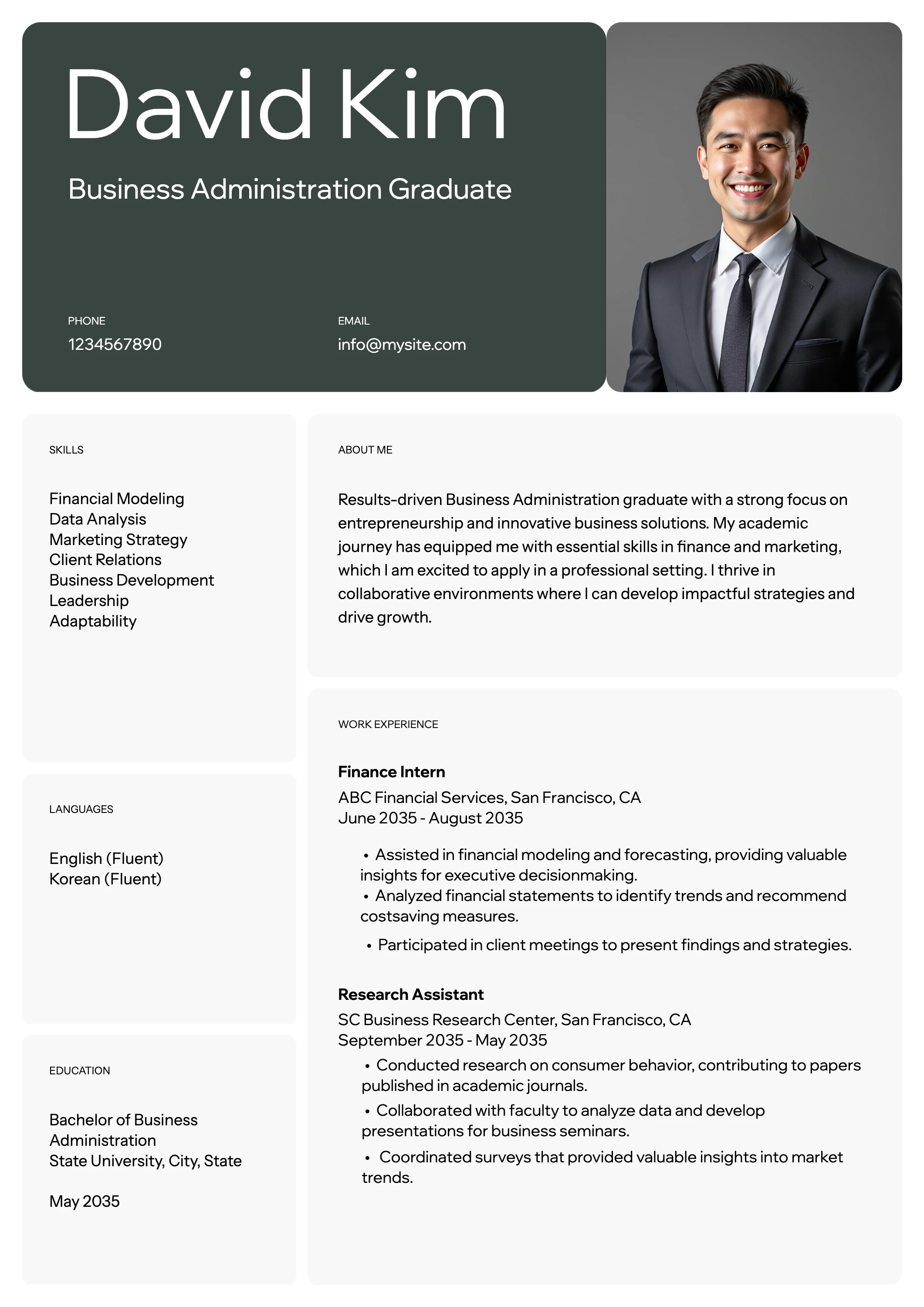 Organic Pastel College  Resume