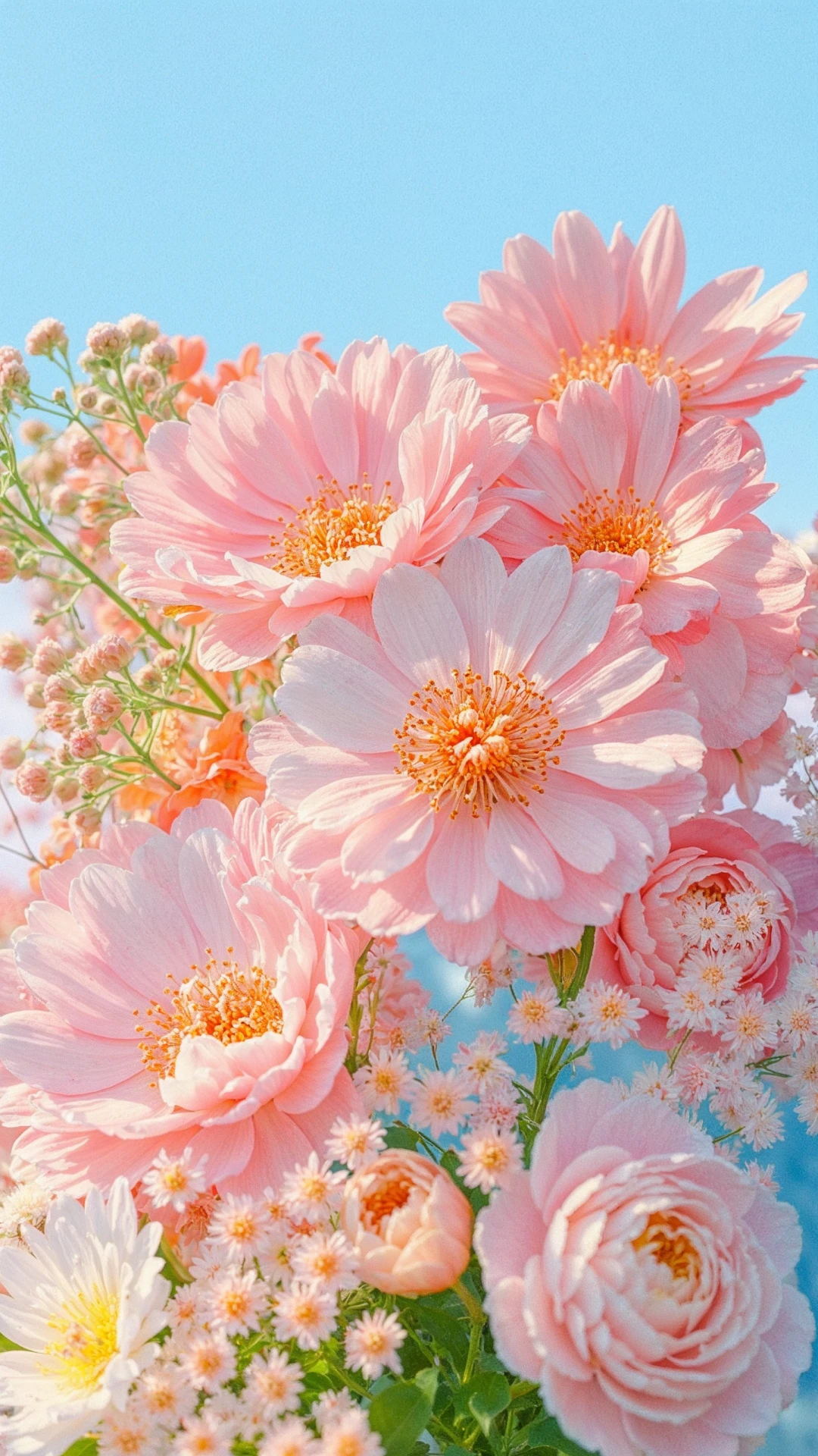 Organic Floral Nature Mobile Wallpaper