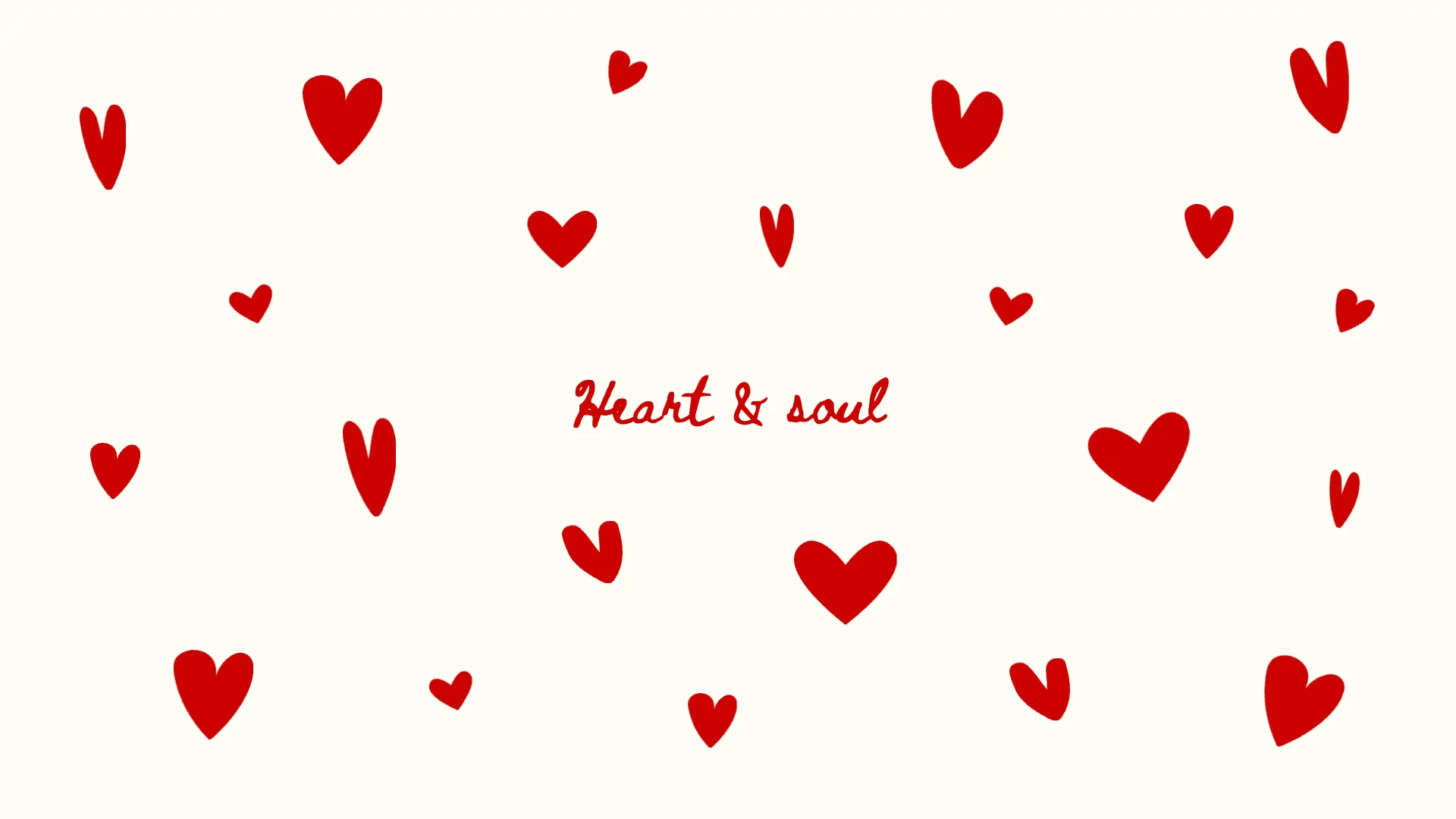 Classic Illustrative Hearts Mobile Wallpaper