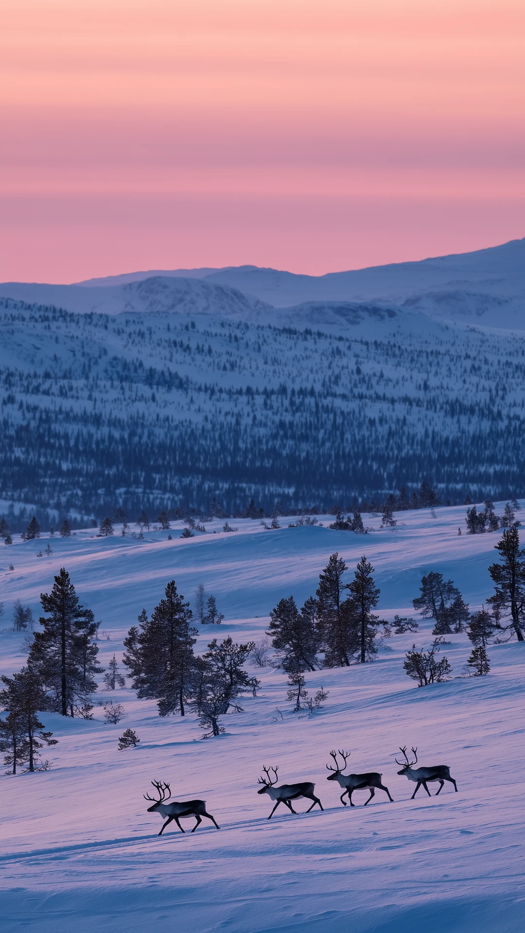 Natural Pastel Christmas Mobile Wallpaper