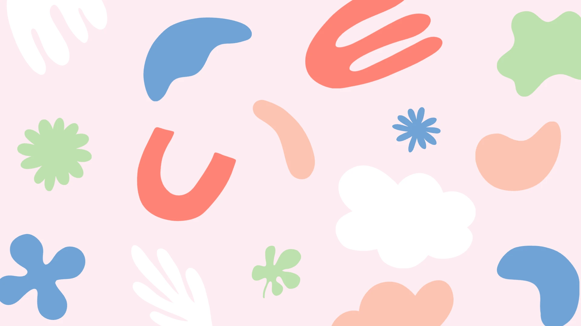 Modern Abstract Summer Desktop Wallpaper