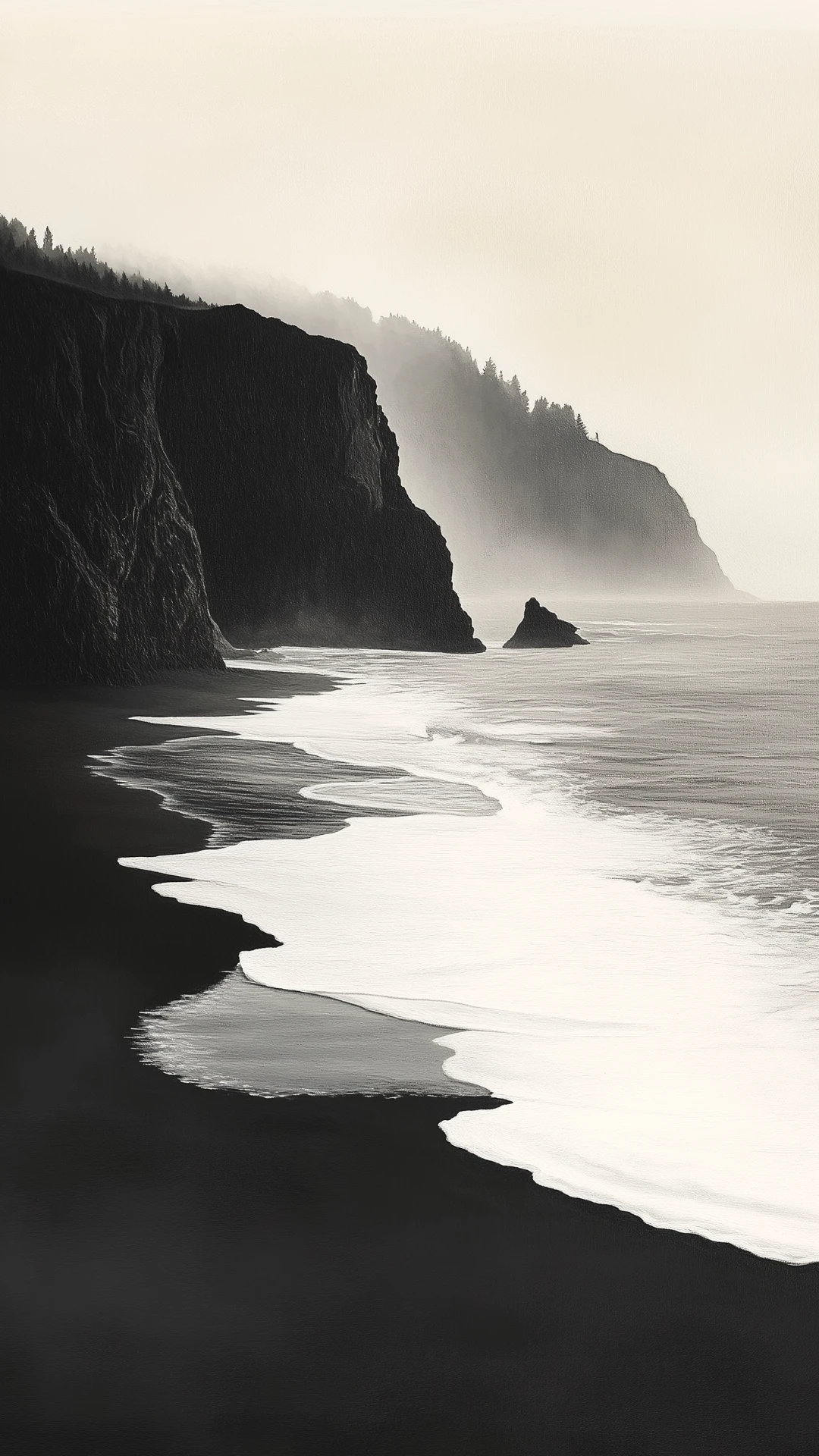 Modern Clean Nature Mobile Wallpaper