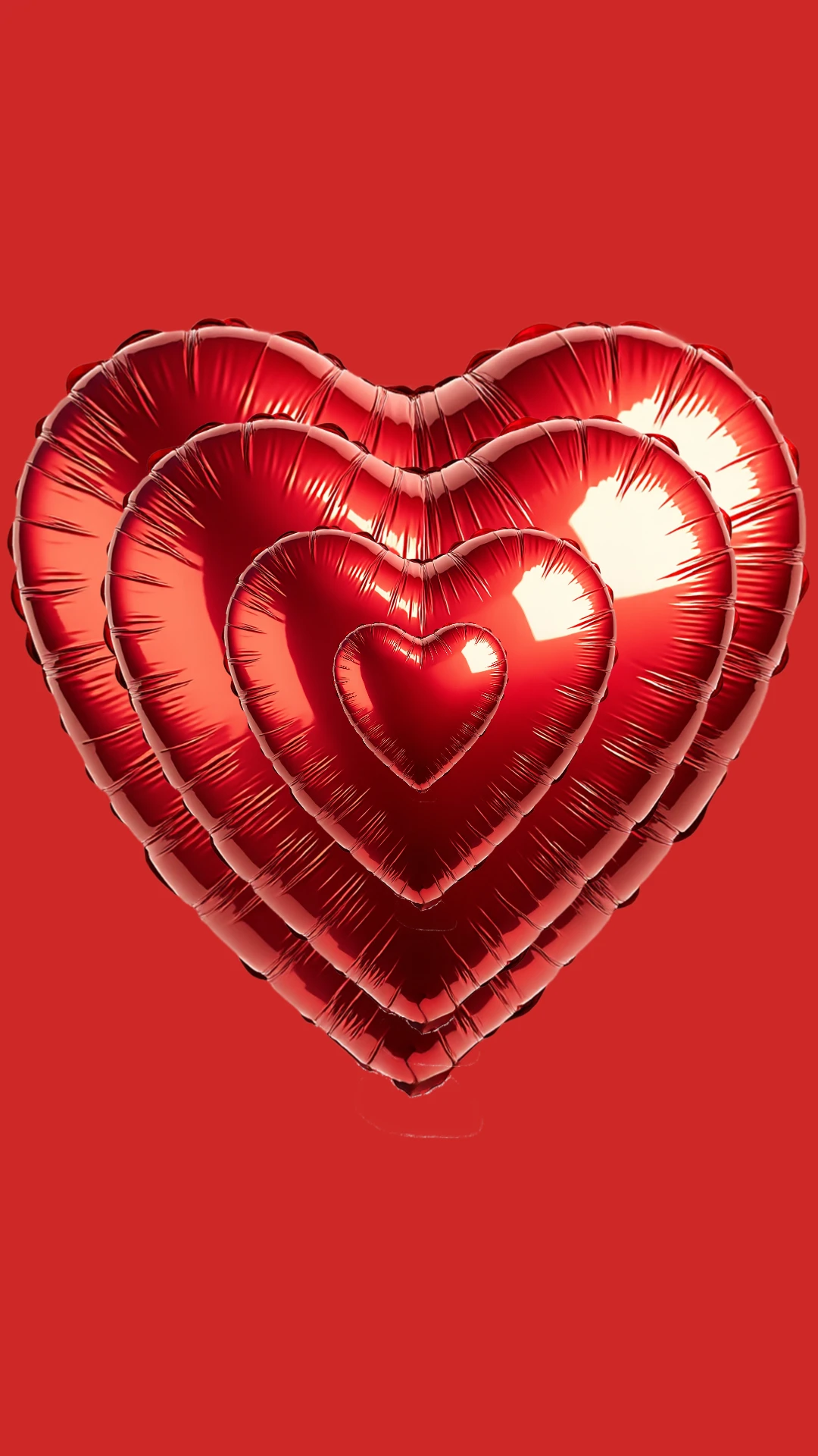 Elegant Glam Hearts Mobile Wallpaper