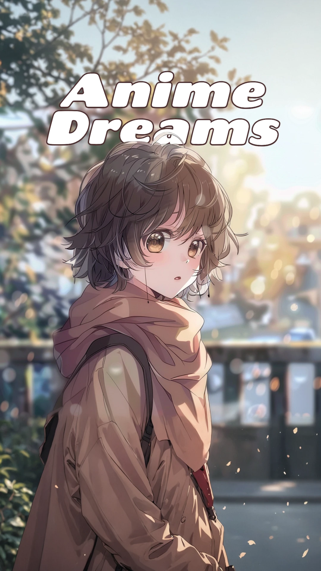 Playful Illustrative Anime Mobile Wallpaper