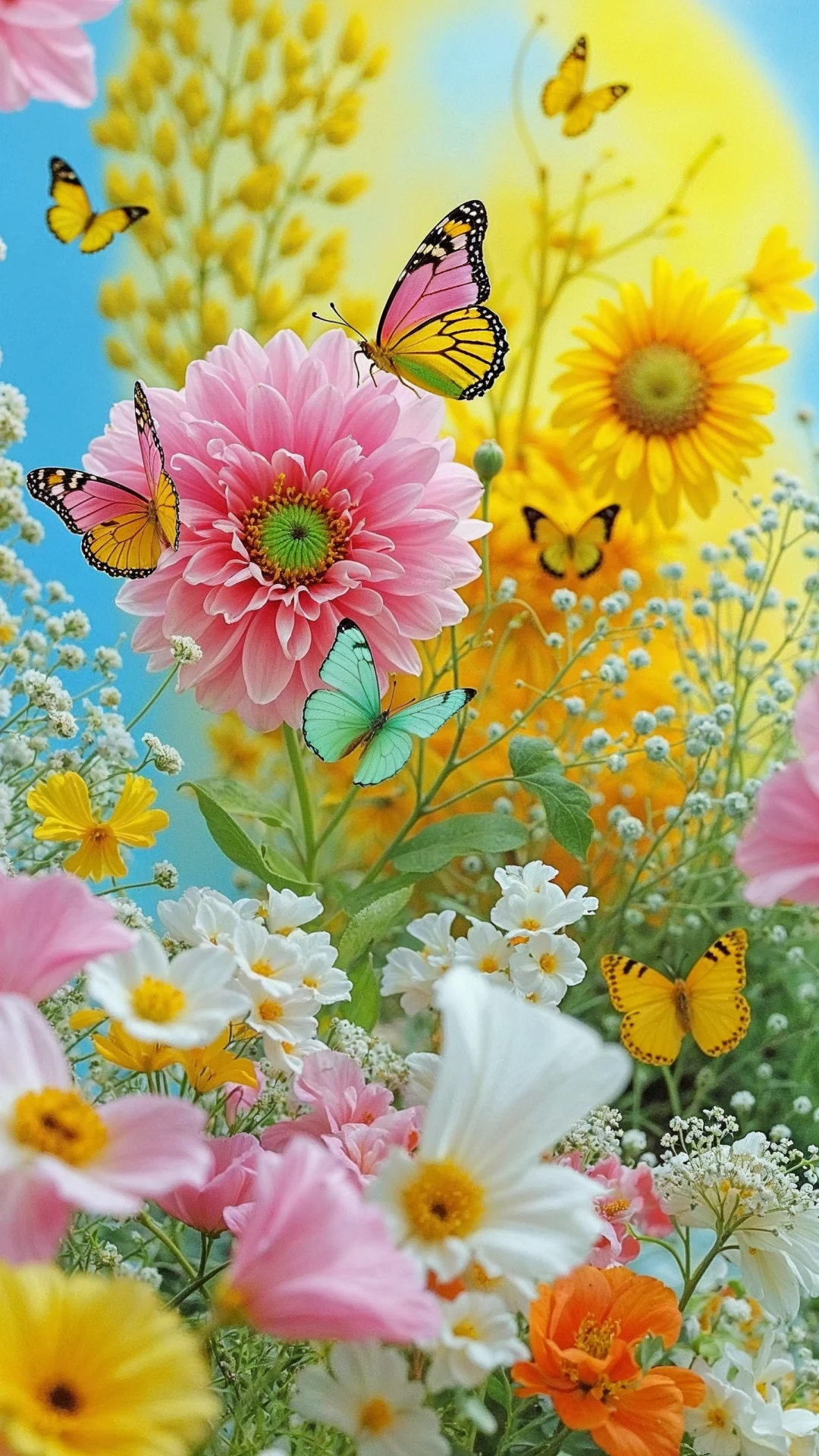 Cute Floral Nature Mobile Wallpaper