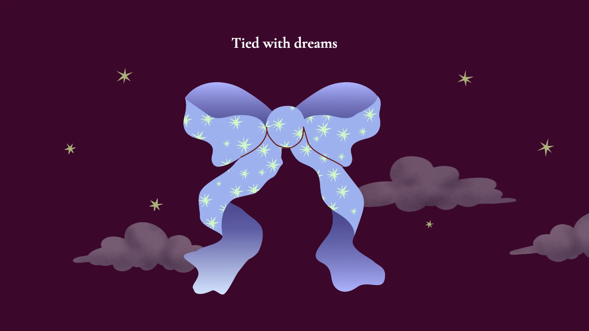 Playful Colorful Bows Desktop Wallpaper