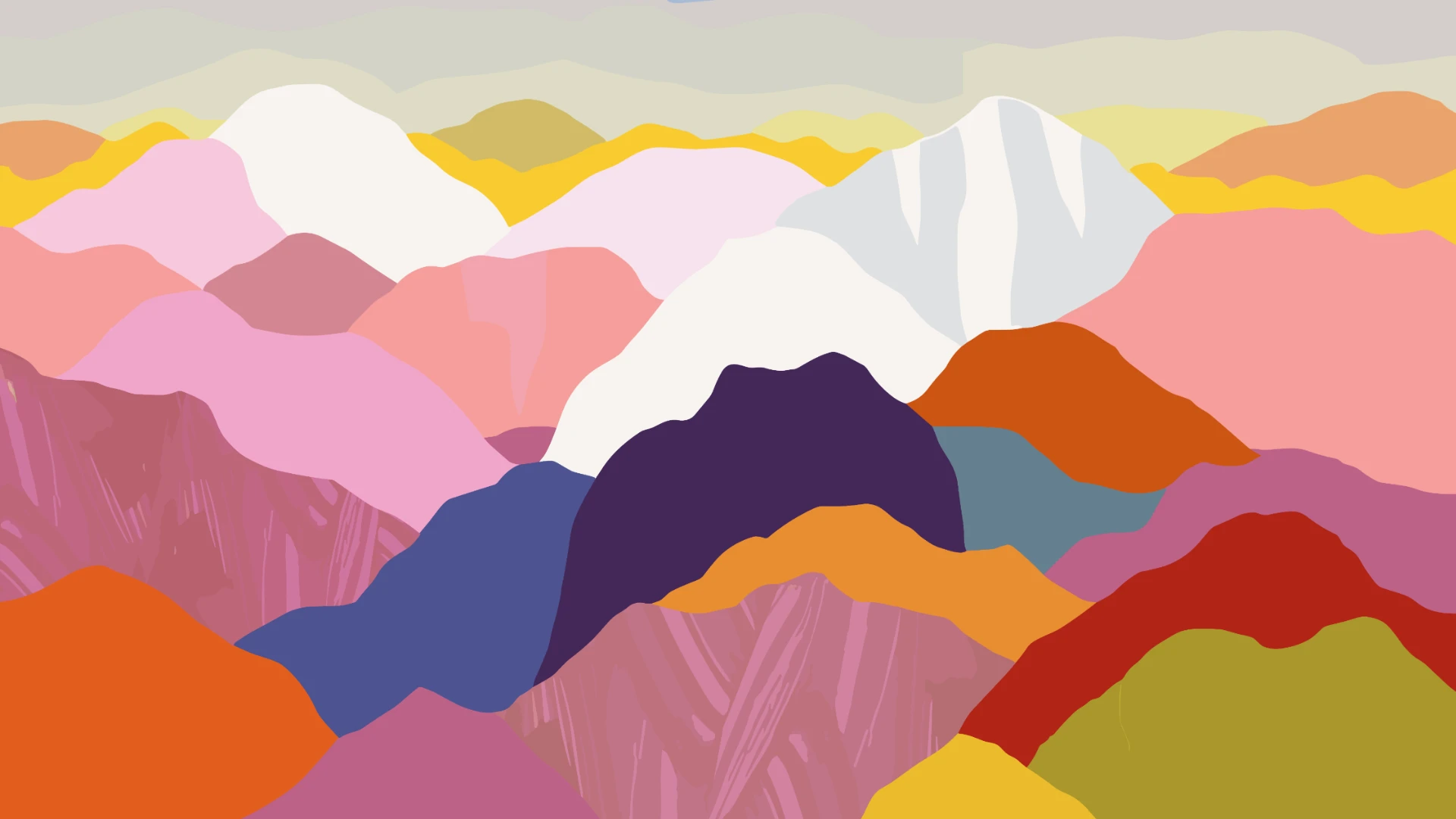 Playful Colorful Nature Desktop Wallpaper