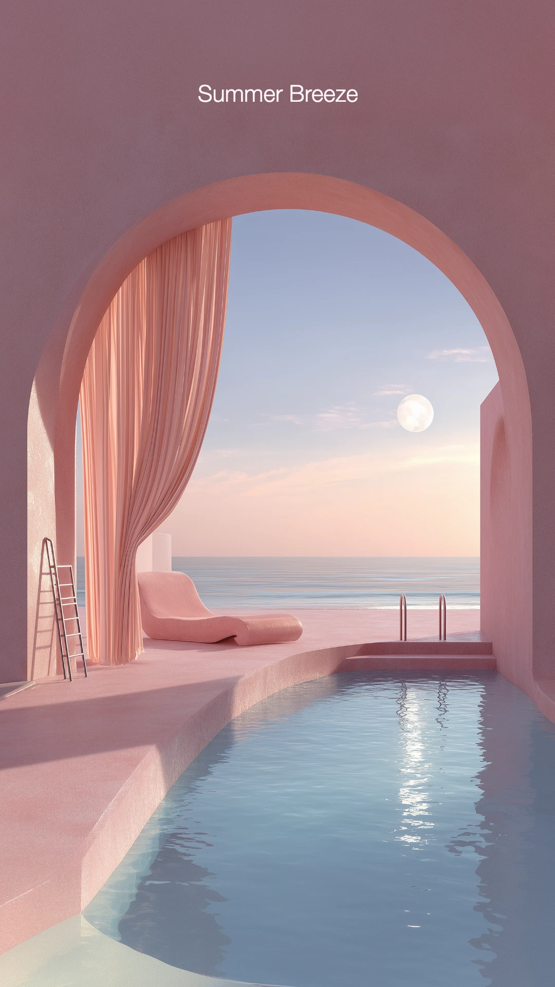 Modern Clean Summer Mobile Wallpaper