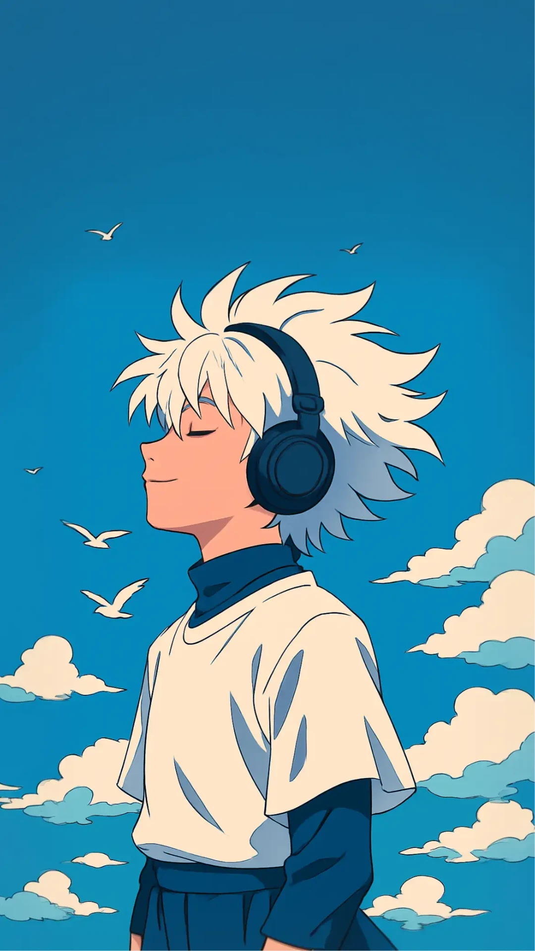 Bold Illustrative Anime Mobile Wallpaper