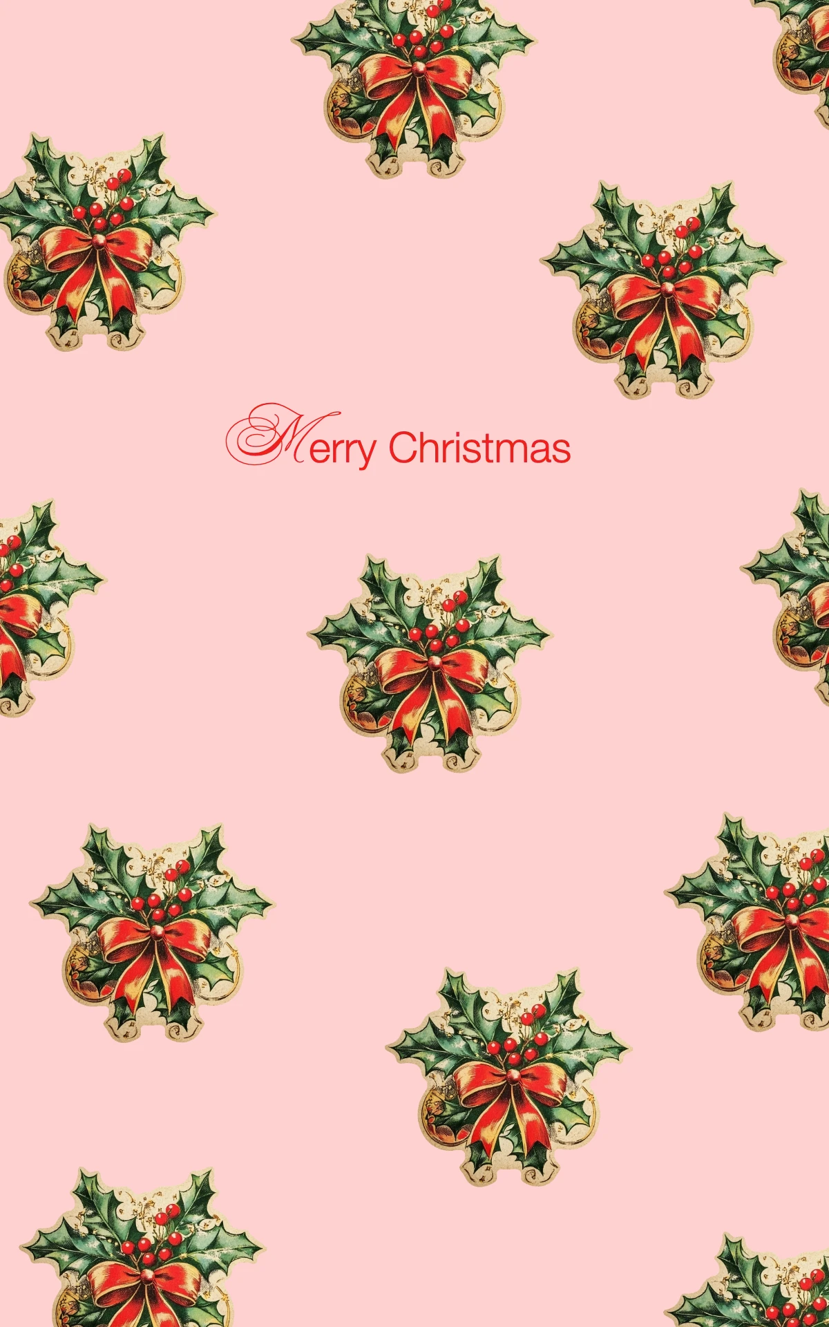 Classic Playful Christmas Tablet Wallpaper