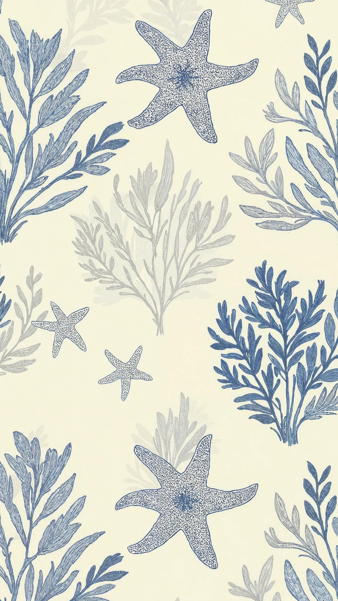 Vintage Floral Beach Mobile Wallpaper