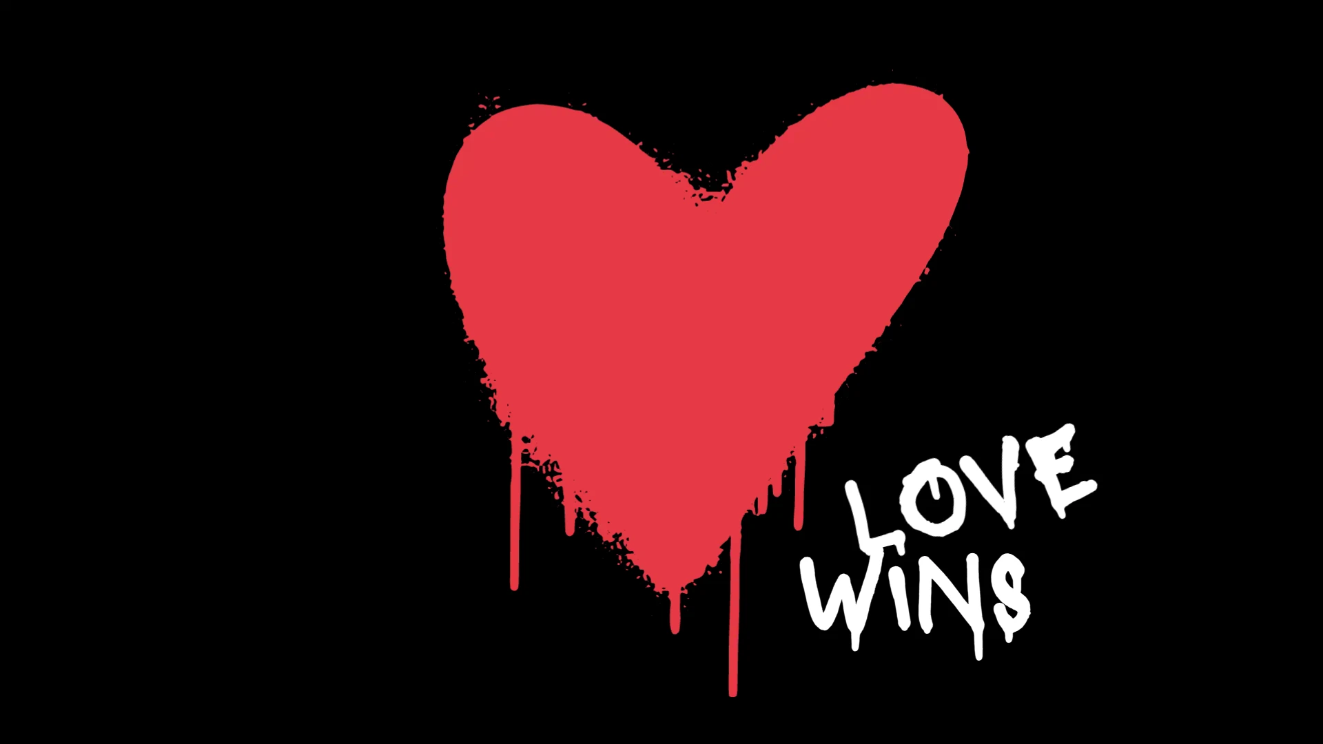 Edgy Abstract Hearts Mobile Wallpaper