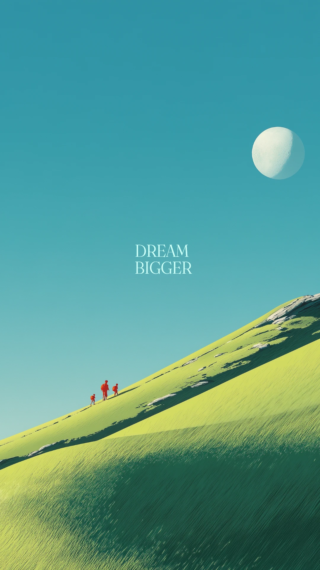 Minimalist Clean Anime Mobile Wallpaper