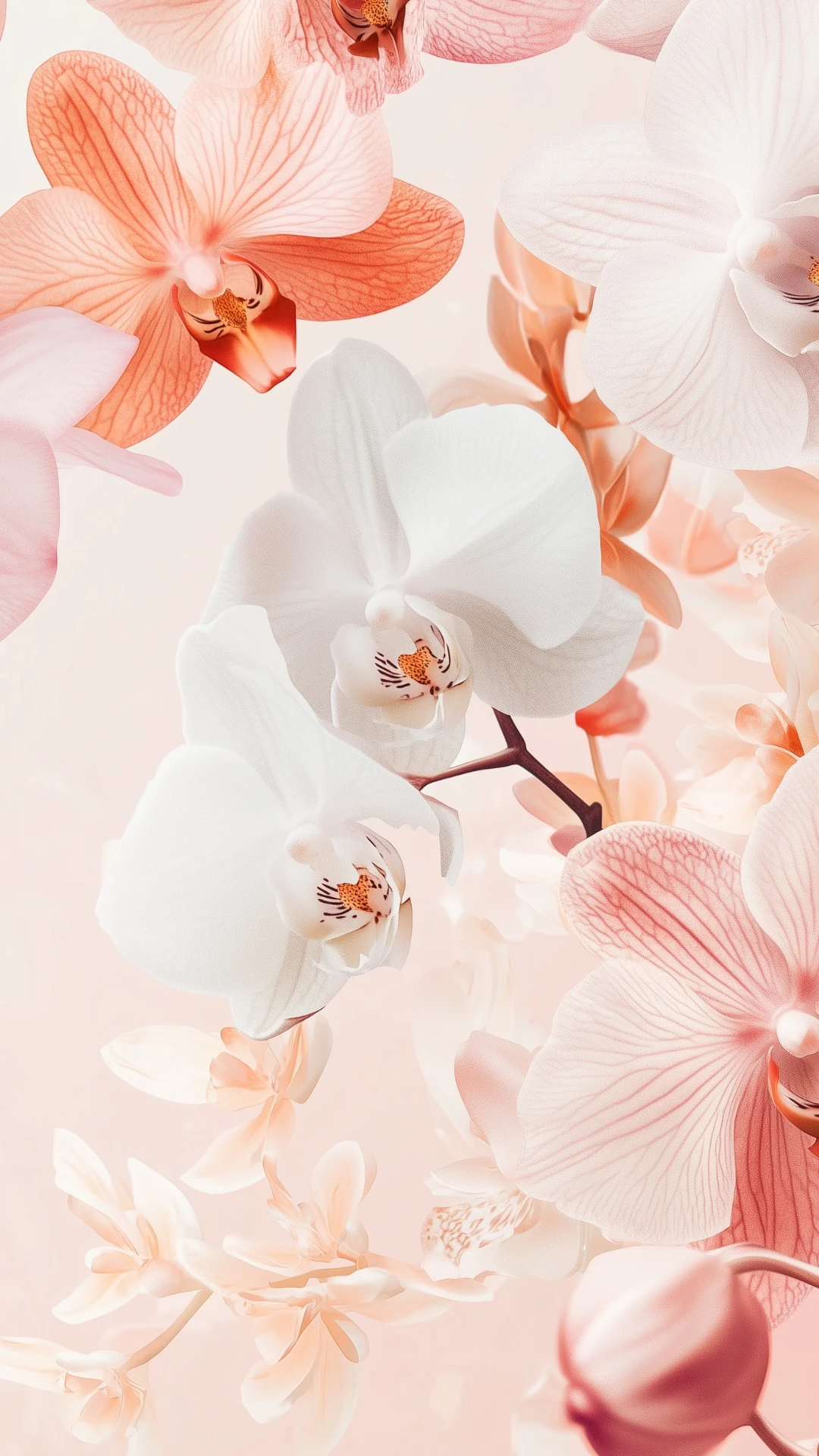 Organic Floral Floral Mobile Wallpapers