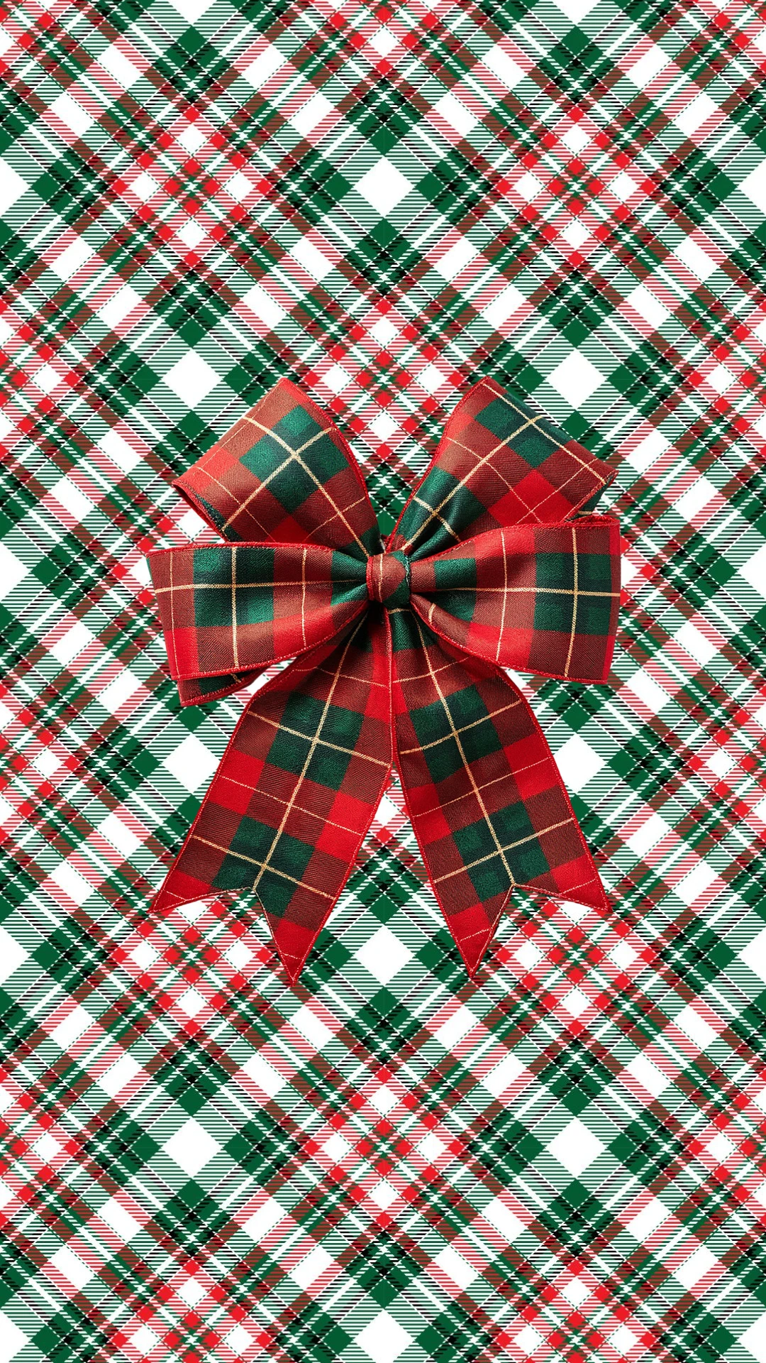 Elegant Floral Christmas Mobile Wallpaper