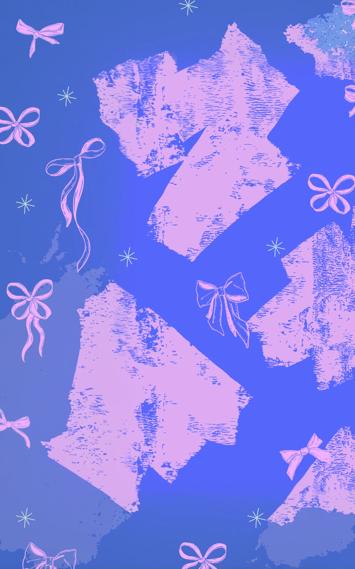 Bold Abstract Bows Tablet Wallpaper