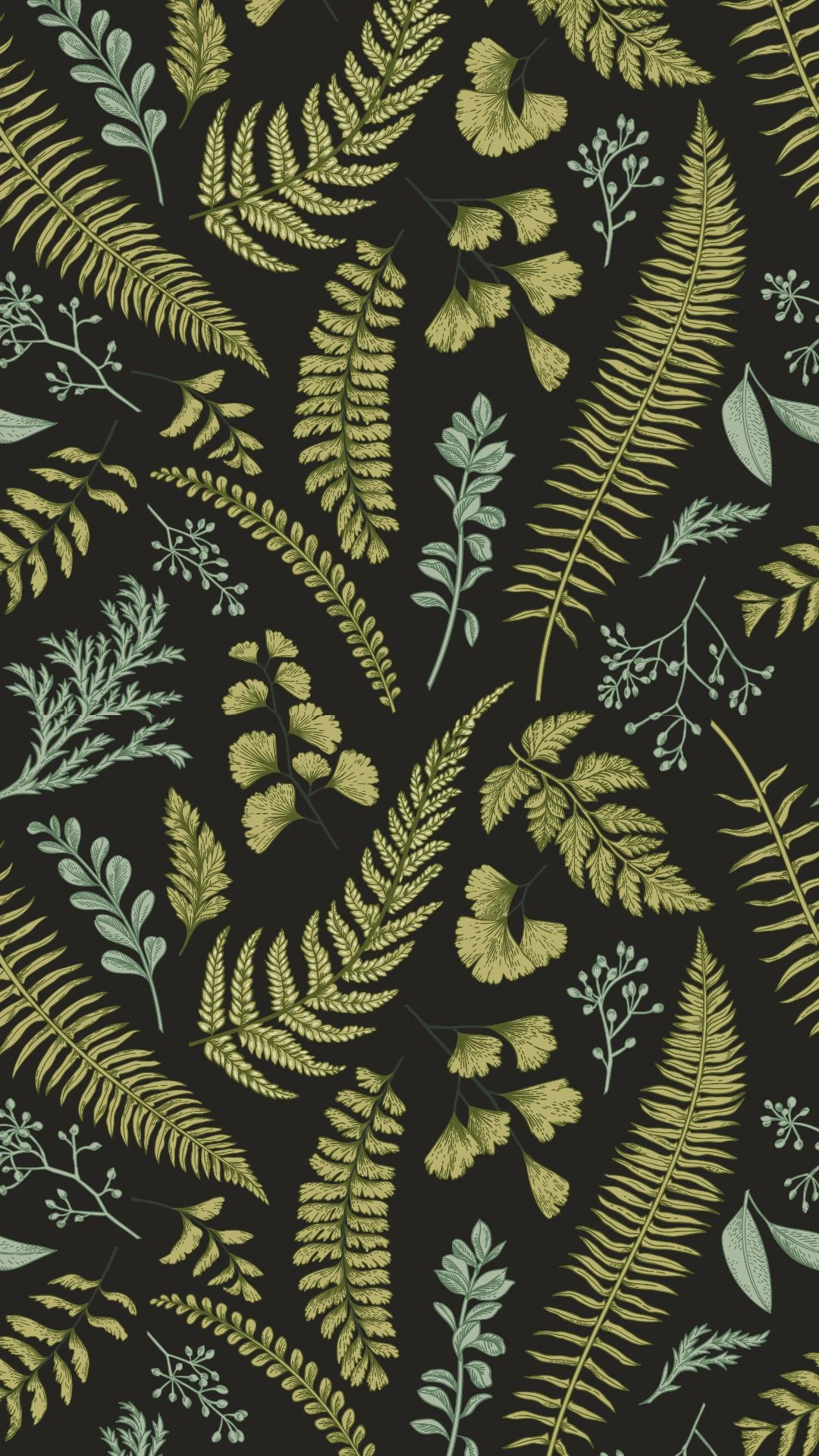 Bold Abstract Floral Mobile Wallpaper