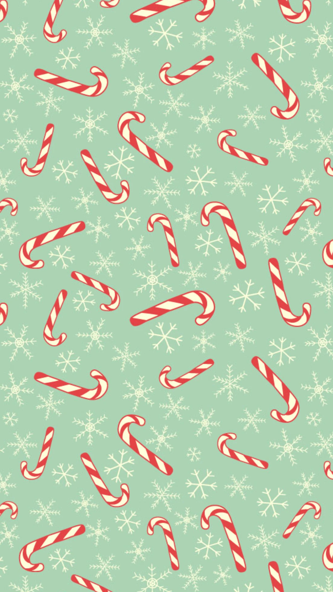 Playful Pastel Christmas Mobile Wallpaper