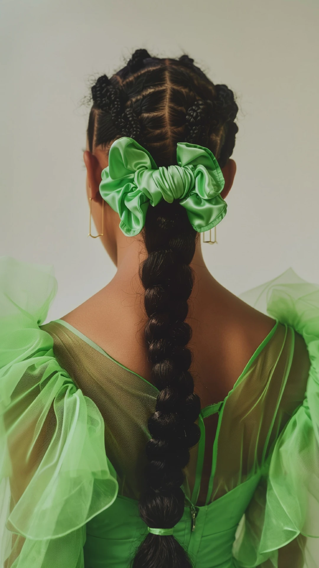 Playful Neon Bows Mobile Wallpaper