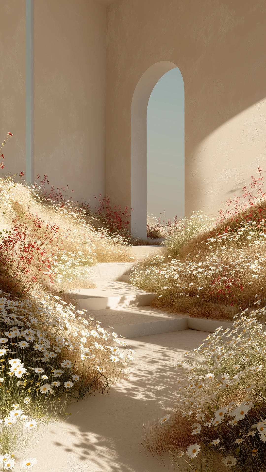 Organic 3D Floral Mobile Wallpapers