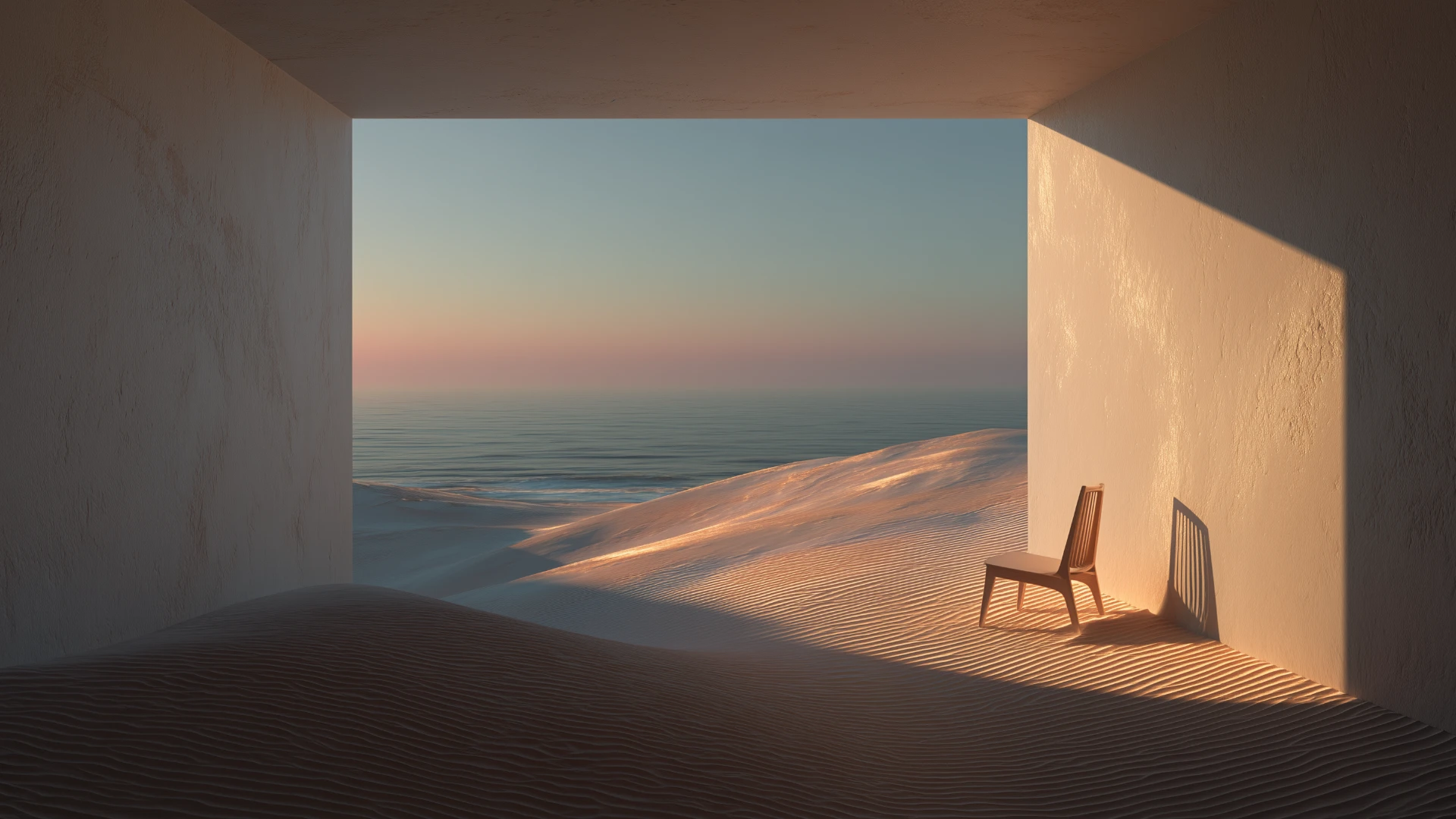 Elegant Pastel Summer Desktop Wallpaper